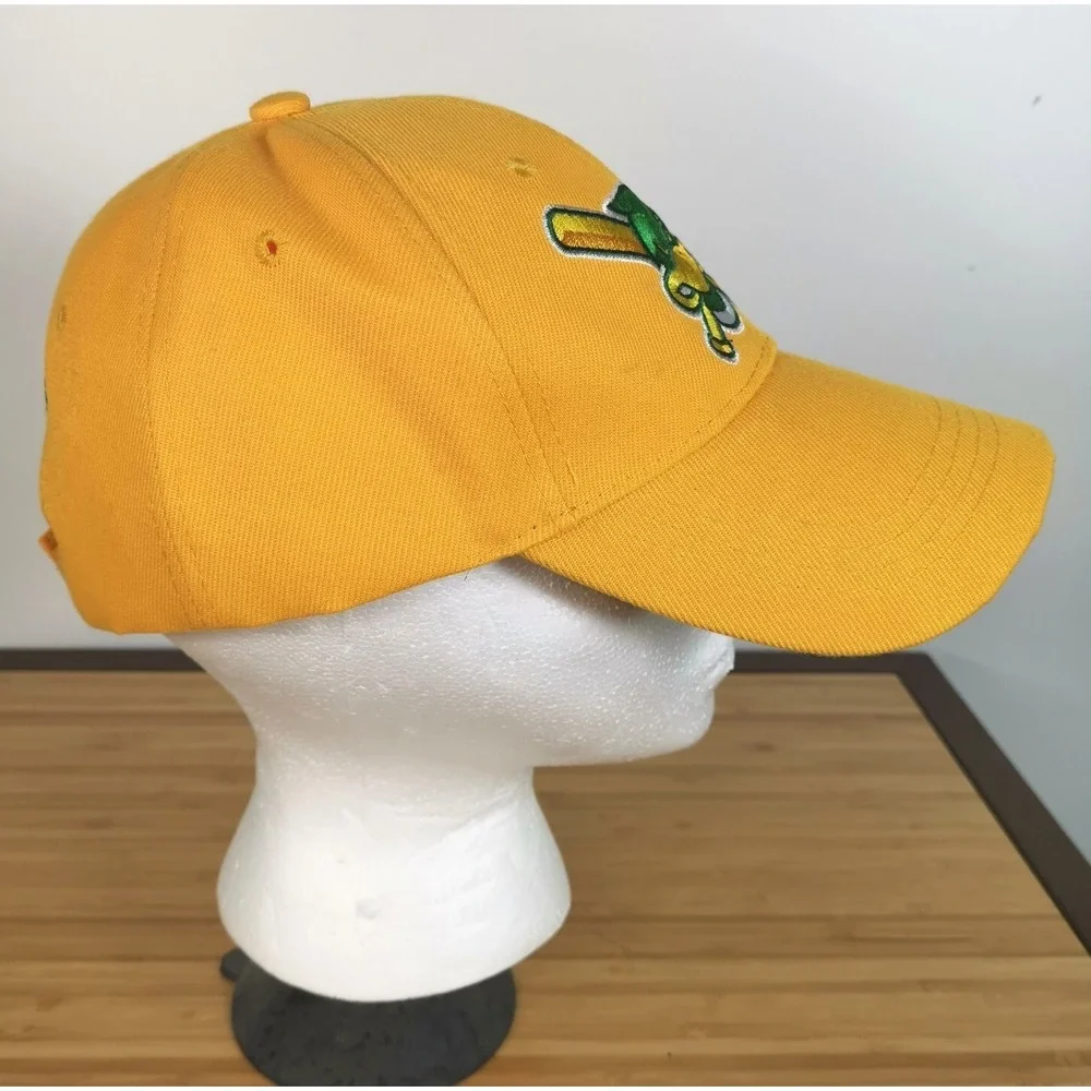 Madison Mallards Baseball Hat Cap Big Top Yellow Adjustable